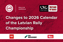 Changes to the 2026 Calendar of the Latvian Rally Championship
